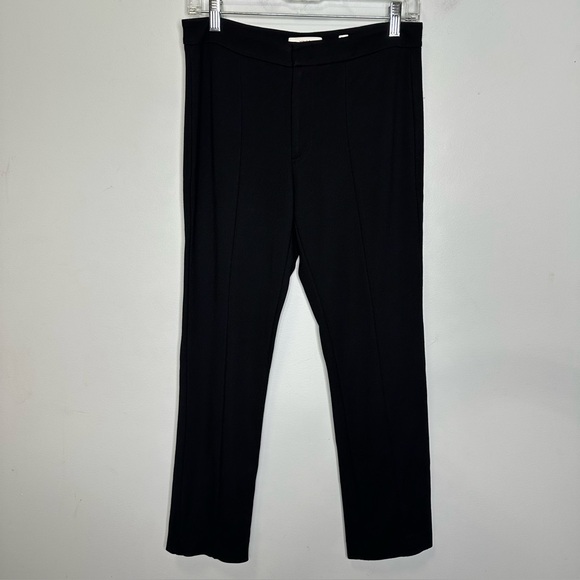 Vince. Women Black Tapered Leg Stove Pipe Stretch Knit Pants Size 6 #V077921498 - Picture 2 of 12